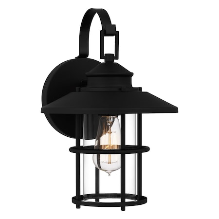 Quoizel Lombard Outdoor Wall 1 Light Matte Black LOM8409MBK